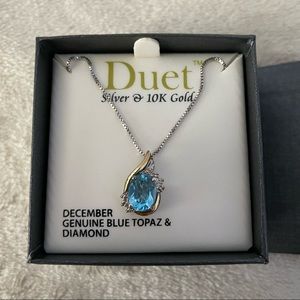 Topaz Birthstone Necklace